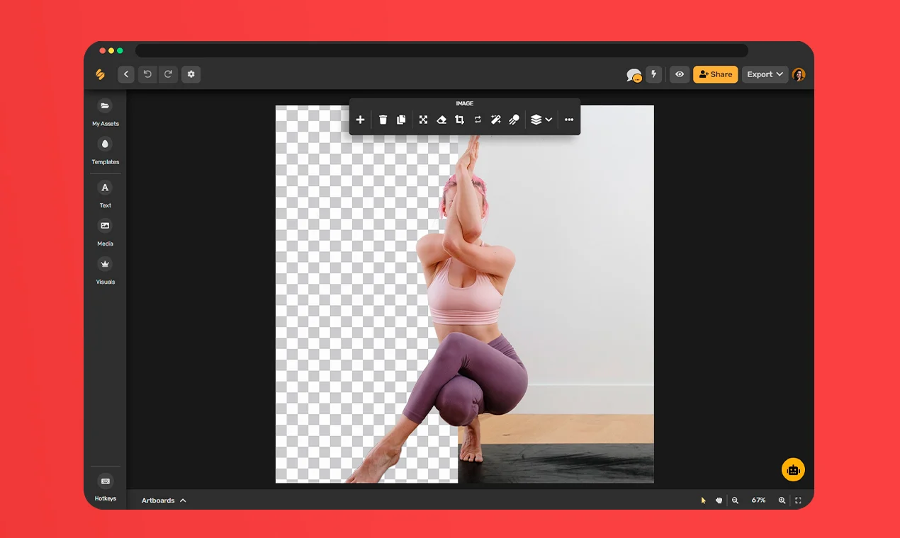 Removing Image Backgrounds for Clean Flexible Visual Use